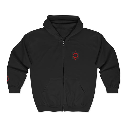 Black Zip-Up MeatBallz Hoodie